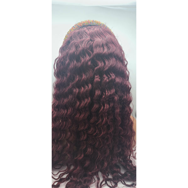 99J Deep Wave Frontal Wig - Jubilee Boutique