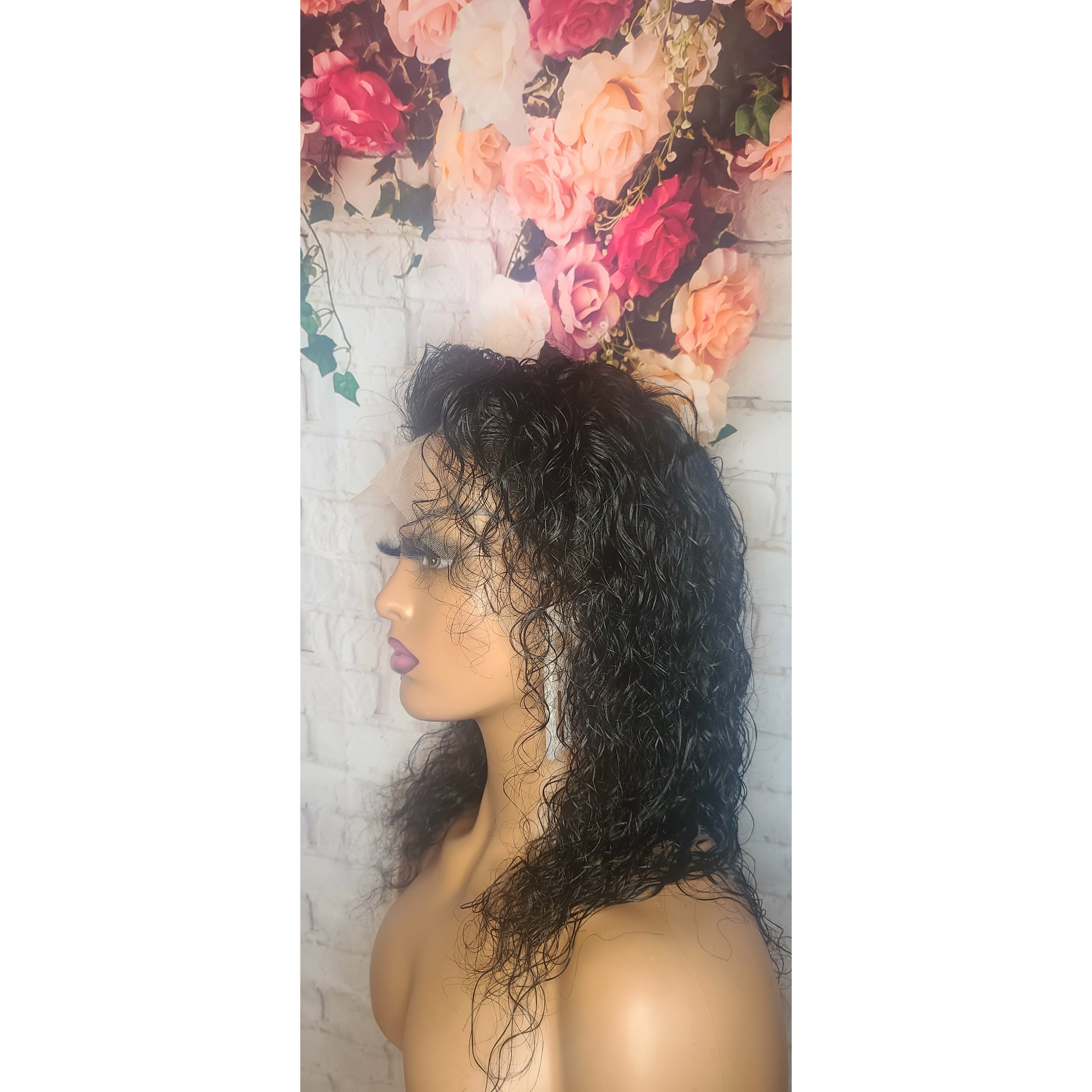 Water Wave Natural Black Wig - Jubilee Boutique