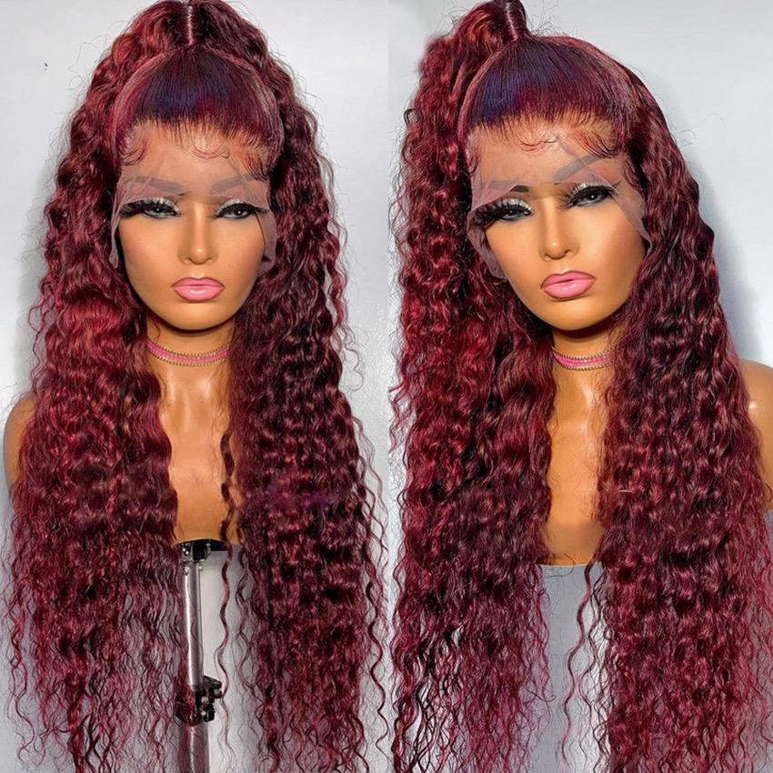 99J Deep Wave Frontal Wig - Jubilee Boutique