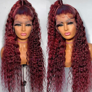 99J Deep Wave Frontal Wig - Jubilee Boutique